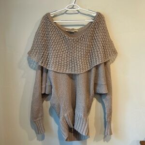 Vintage Stella McCartney Off-Shoulder Sweater Lace Mohair Size 42 Designer